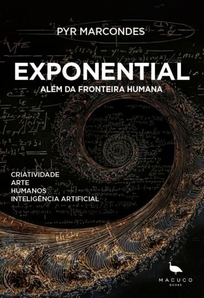 Capa do livro Exponential — Além da Fronteira Humana, de Pyr Marcondes
